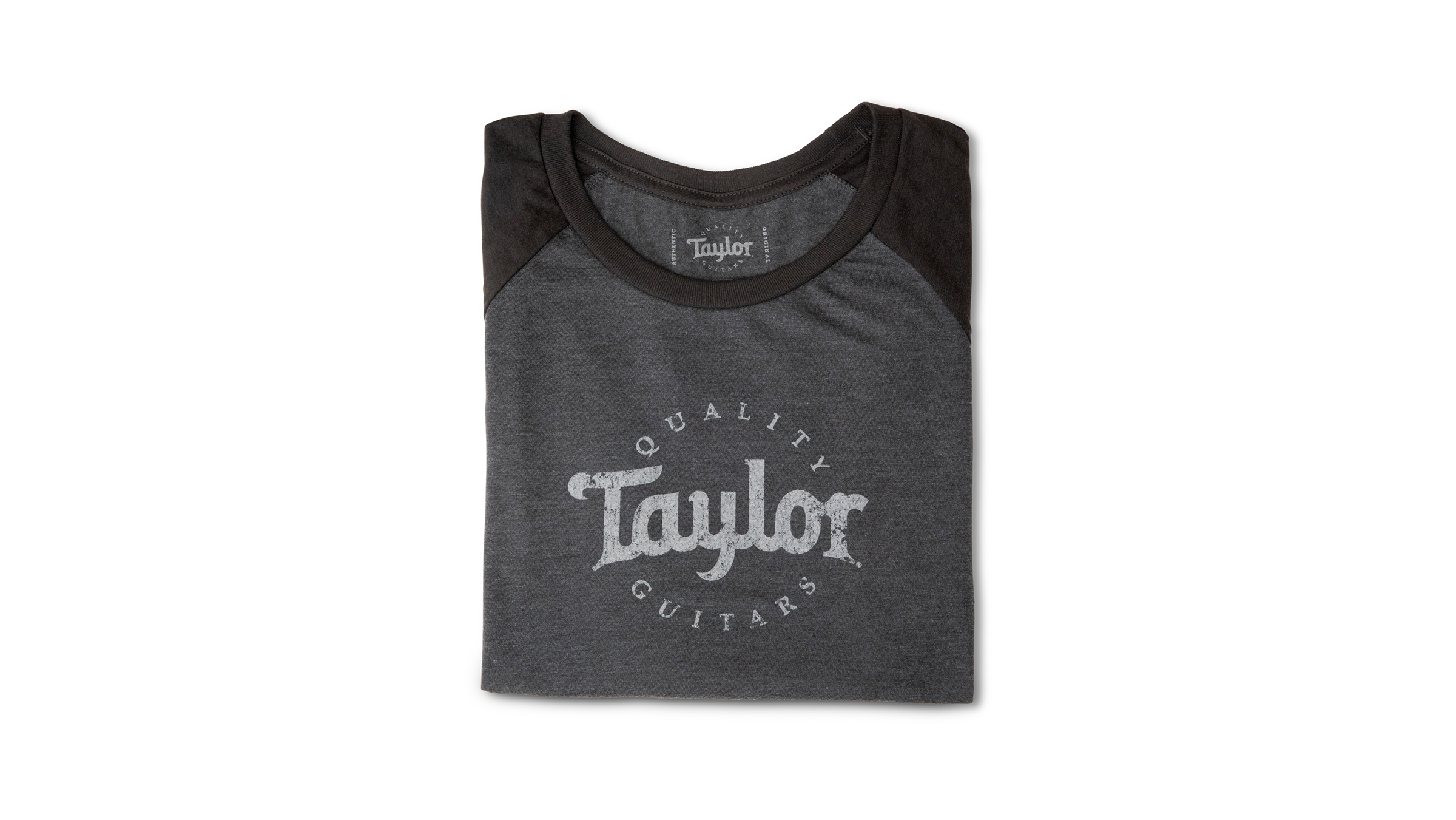 Taylor Ladies Baseball T, Black/Black Frost | Taylor Guitars