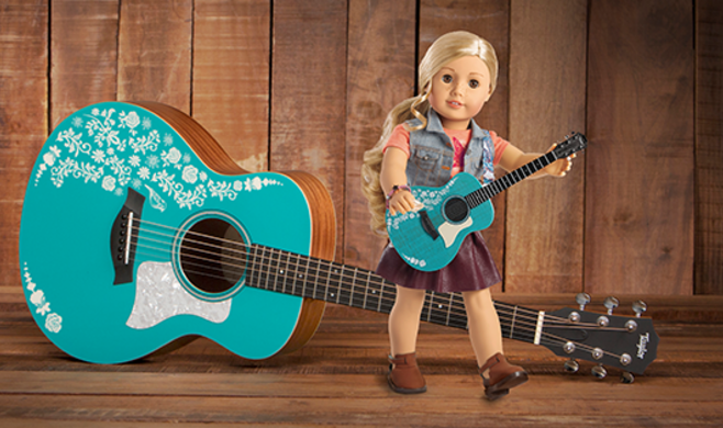 american girl guitar set