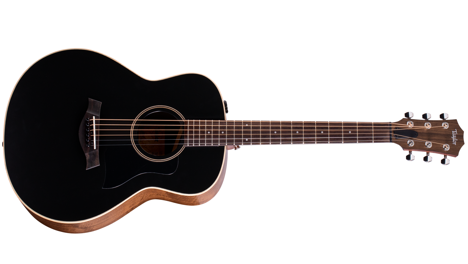 black small guitar