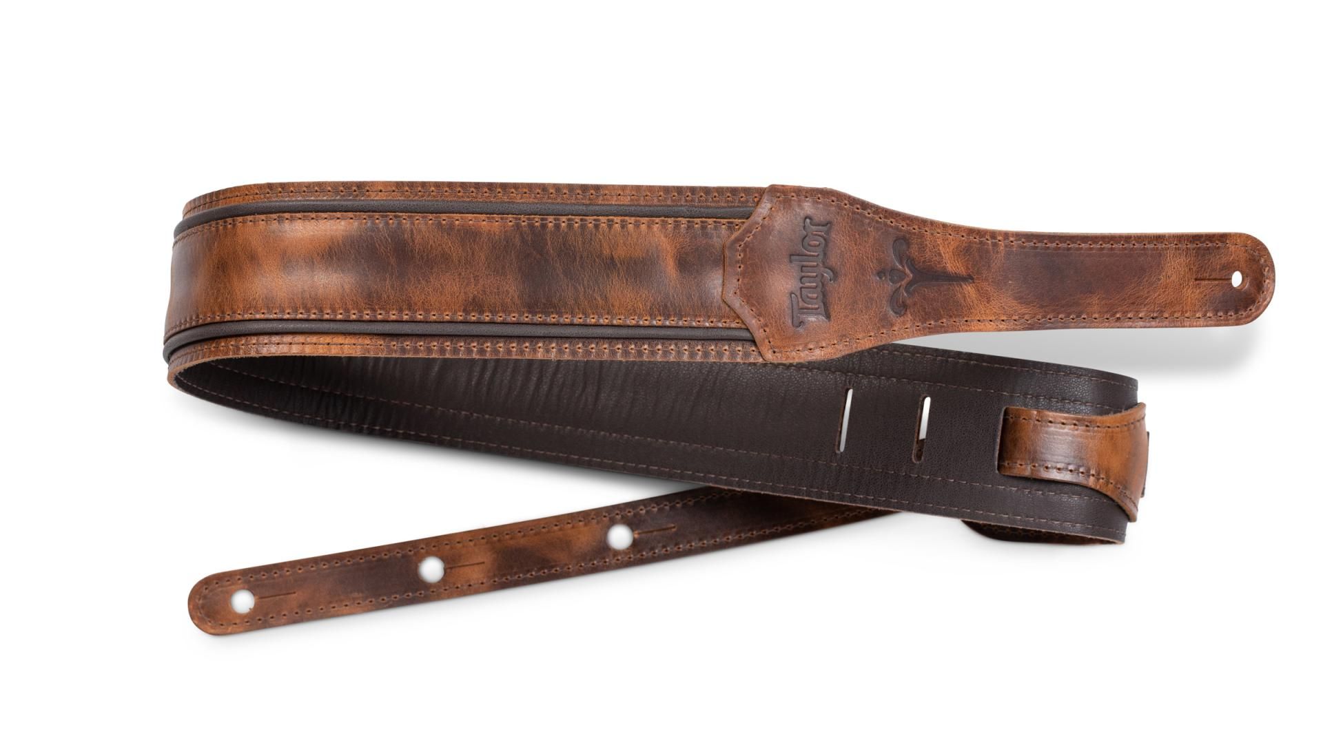 Taylor Fountain Strap, Leather, 2.5, Weathered Brn