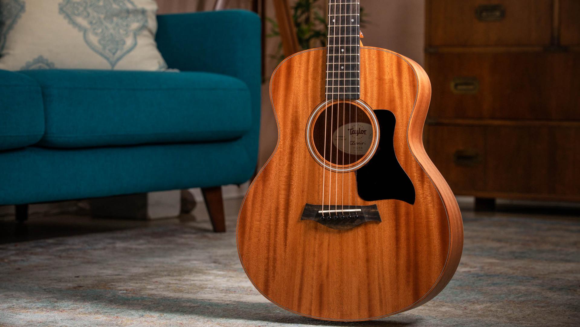GS Mini-e Mahogany Layered Sapele Acoustic-Electric Guitar | Taylor Guitars