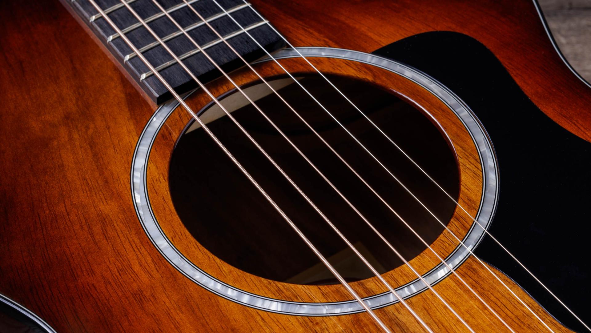 222ce-K DLX Hawaiian Koa Acoustic-Electric Guitar | Taylor Guitars