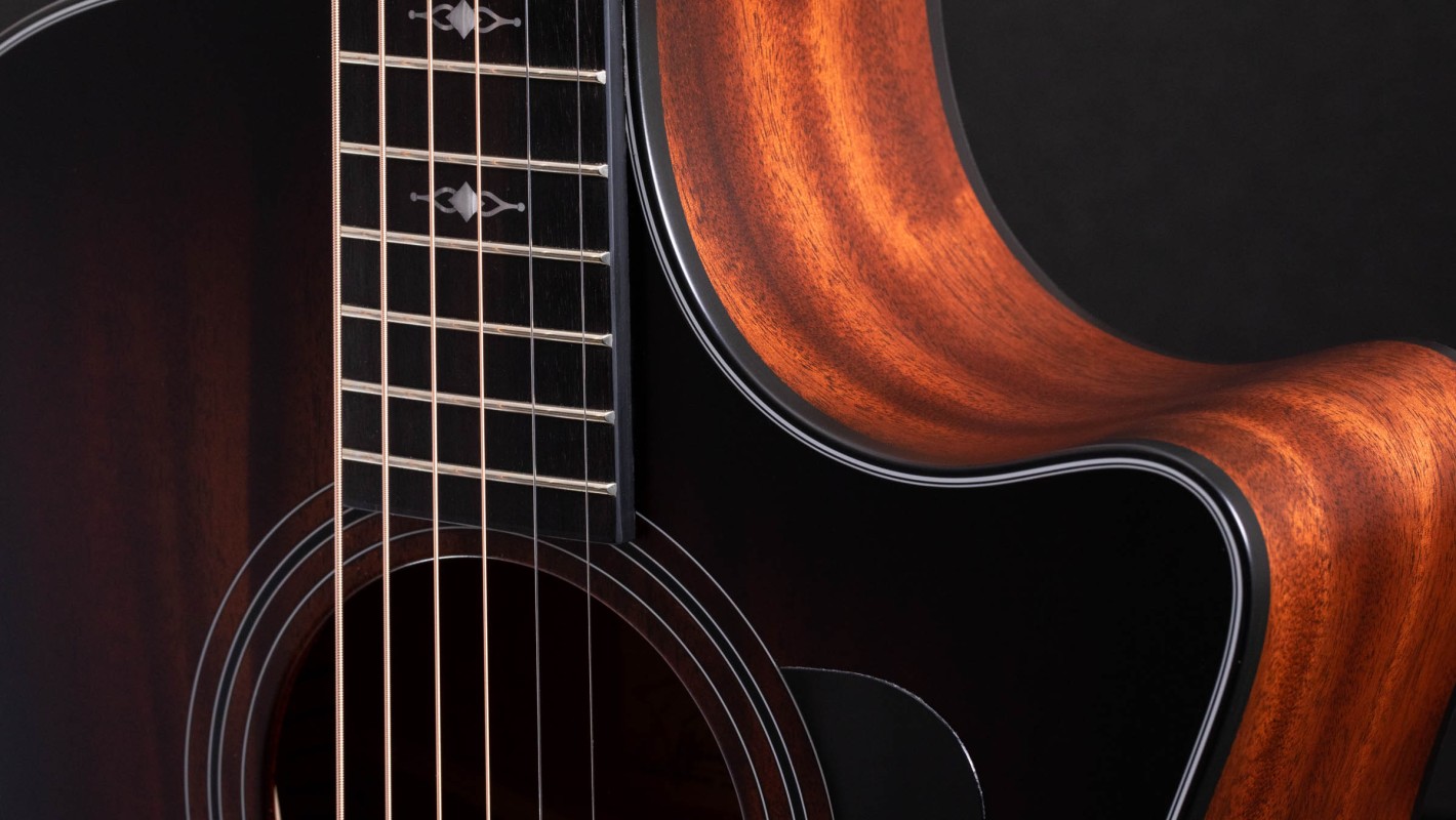 324ce Tropical Mahogany Acoustic-Electric Guitar | Taylor Guitars