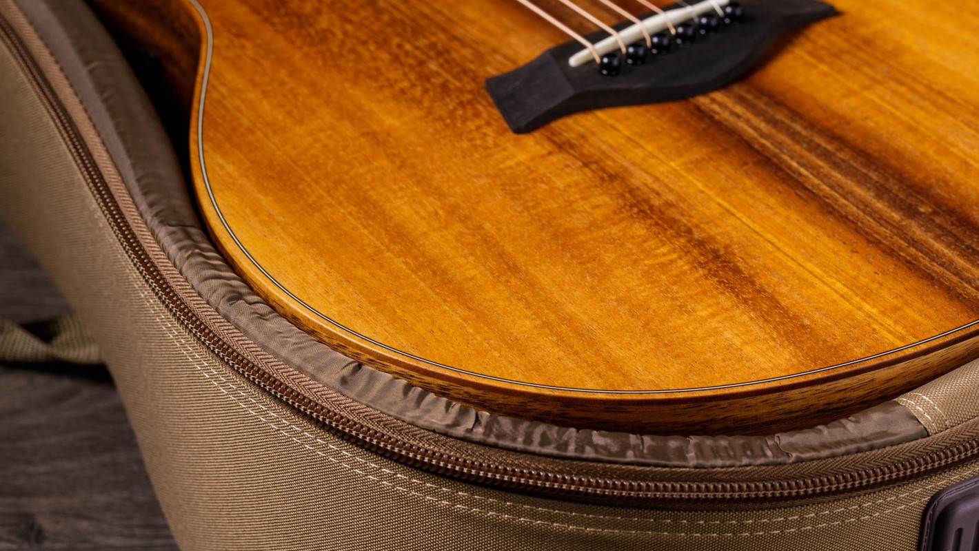 GS Mini-e Koa Layered Koa Acoustic-Electric Guitar | Taylor Guitars