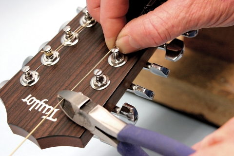 Changing Steel Strings Taylor Guitars