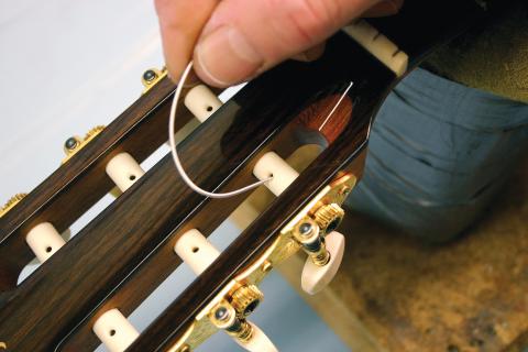 How to Restring a Nylon String Guitar
