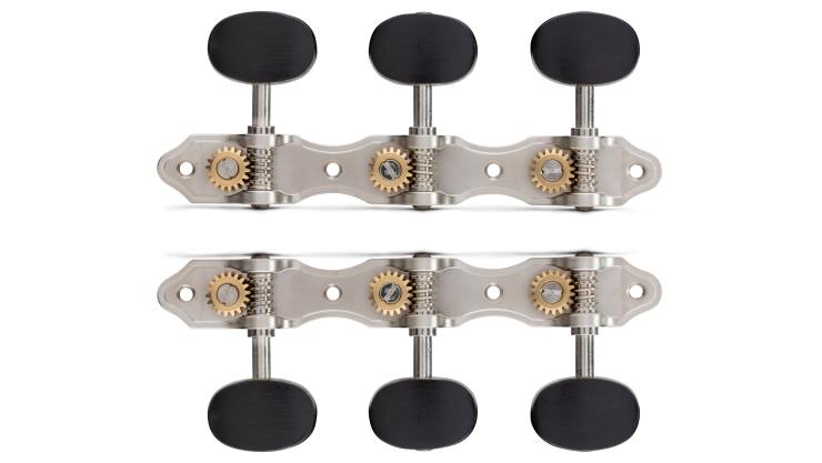 Waverly High Ratio Guitar Tuners With Butterbean Knobs For Solid